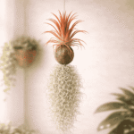 Air Plant with Orange Leaves